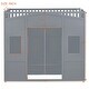 preview thumbnail 17 of 24, Kids and Baby Twin Size House Loft Bed With Ladder and Wardrobe
