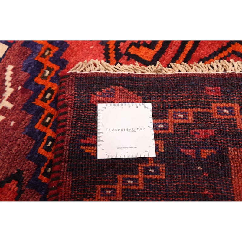 ECARPETGALLERY Hand-knotted Melis Vintage Red Wool Rug - 4'10 x 6'8