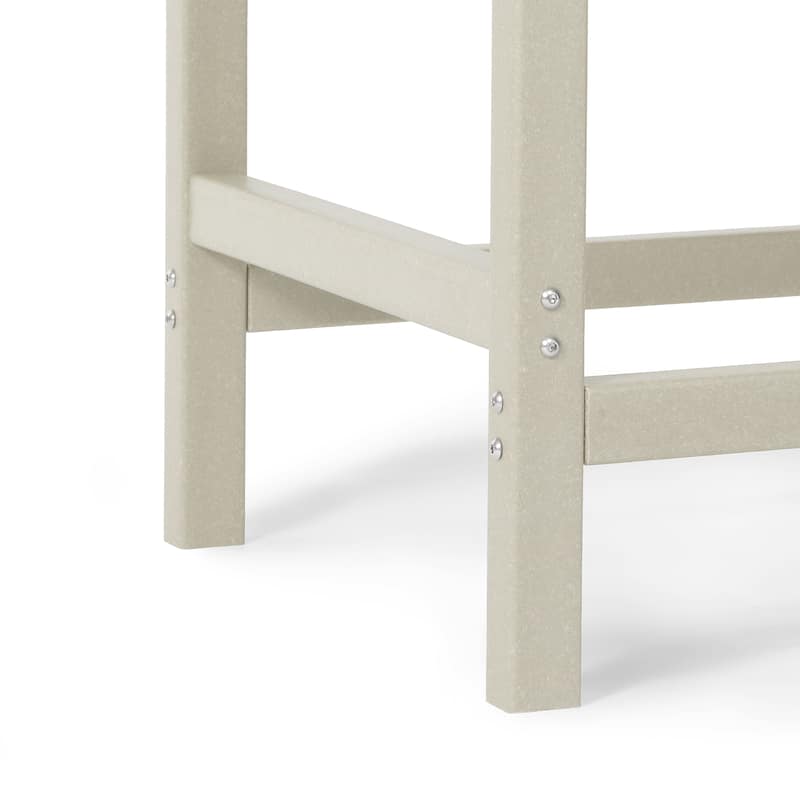 Polytrends Shoreside 36 Inch Square Patio Dining Table