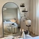 preview thumbnail 9 of 74, Modern Arched Full Length Aluminum Alloy Floor Mirror Standing Mirror