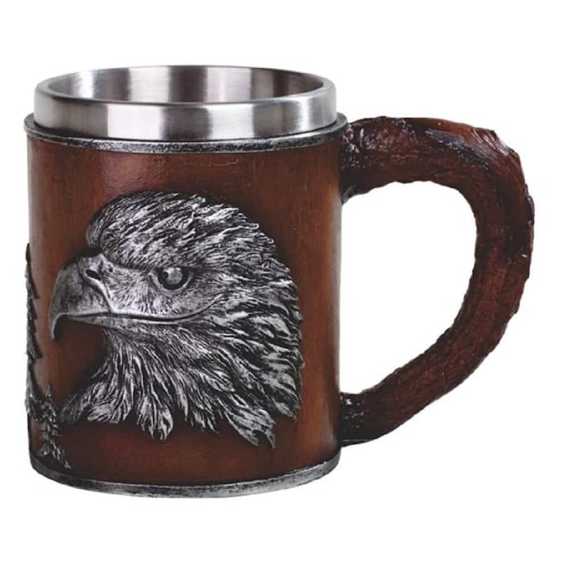 Q-Max 6"W Eagle Mug