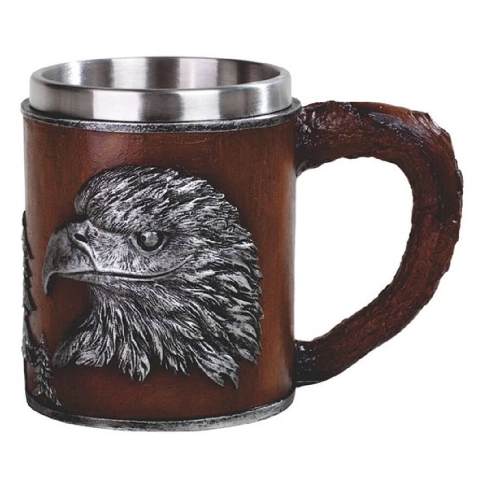 Q-Max 6"W Eagle Mug