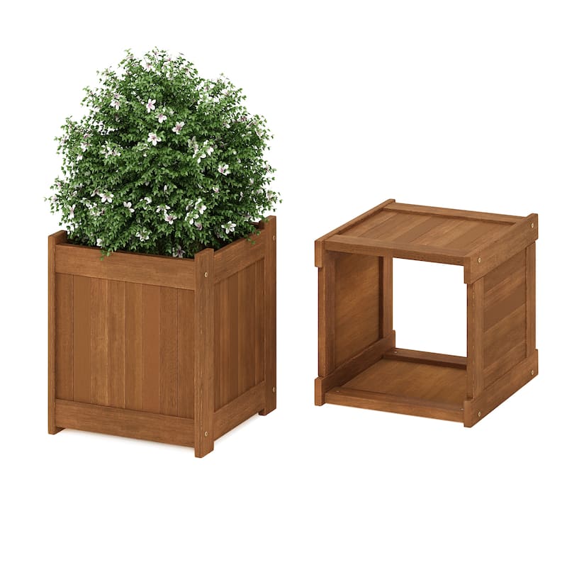 Furinno Tioman Hardwood Flower Box