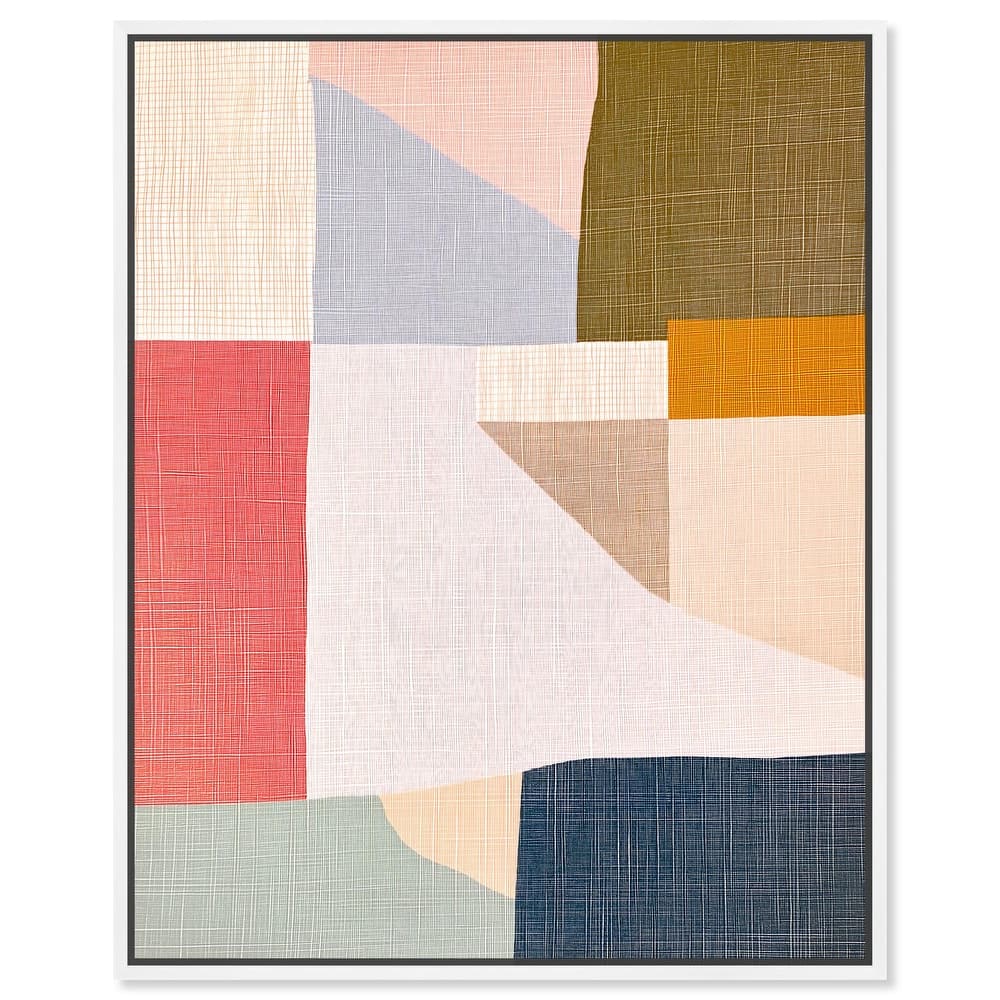 Planar Patchwork II Canvas by Art Remedy