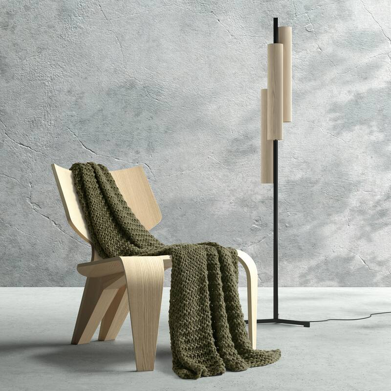Luca Chunky Knitted Luxury Throw
