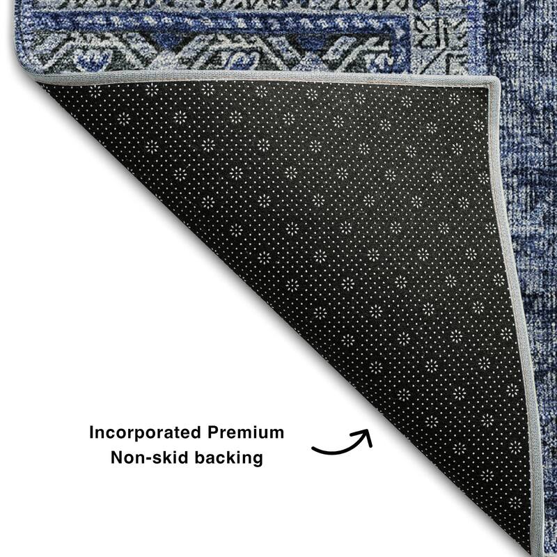 Premium Washable Super Soft Boho Patches Mayfield Rug