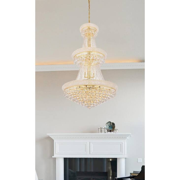 Fleur Illumination 32 light Gold Chandelier