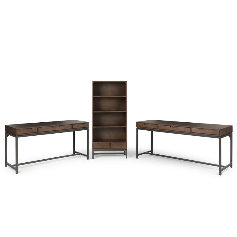 WYNDENHALL Devlin SOLID HARDWOOD Industrial 60 inch Wide Desk