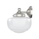 preview thumbnail 4 of 6, Hunter Saddle Creek Vanity Wall Light - Transitional, Vintage Schoolhouse - Damp Rated!
