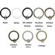 preview thumbnail 3 of 30, Set of 14 Solid Metal Window Drapery Curtain Panel Ring with Eyelet, 1.5" Inner Diameter, Fits Up to 1.25" Rod