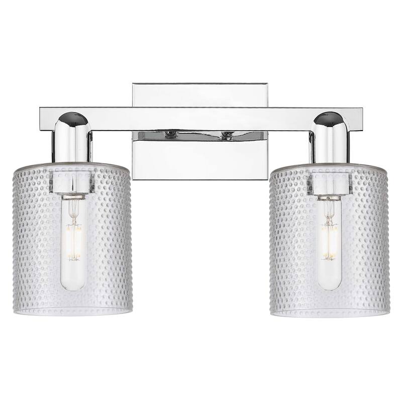 Innovations Lighting Endless Possibilities Arcadia - Cobbleskill - 2 Light 16" Bath Vanity Light - Clear/Polished Chrome