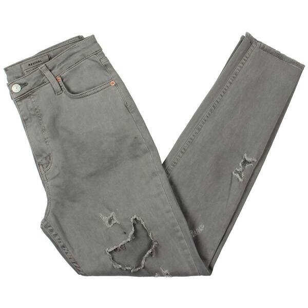 Shop Michelle By Comune Womens Revival Skinny Jeans Destroyed