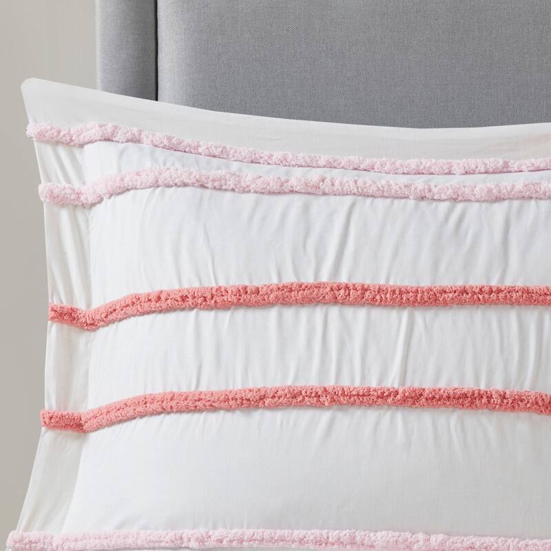 Mackenzie Cotton Comforter Set with Chenille Trim by Intelligent Design Kids