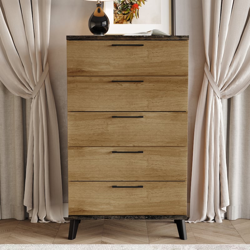Emersyn 5 Drawer Chest - Natural Oak