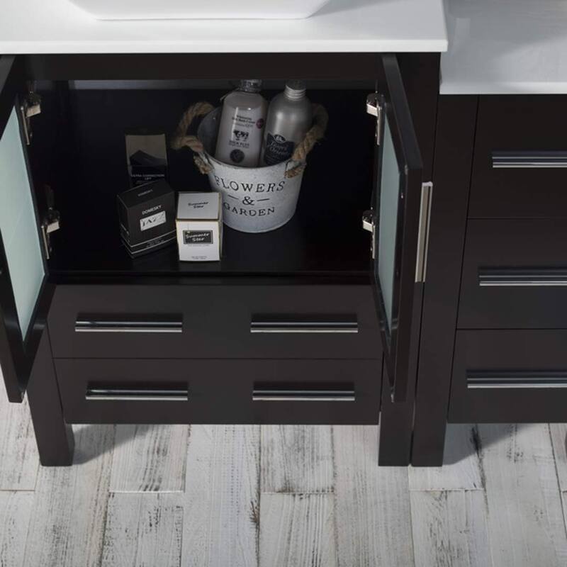 Blossom Sydney 36" Bathroom Vanity with Side Storage Cabinet & Mirror