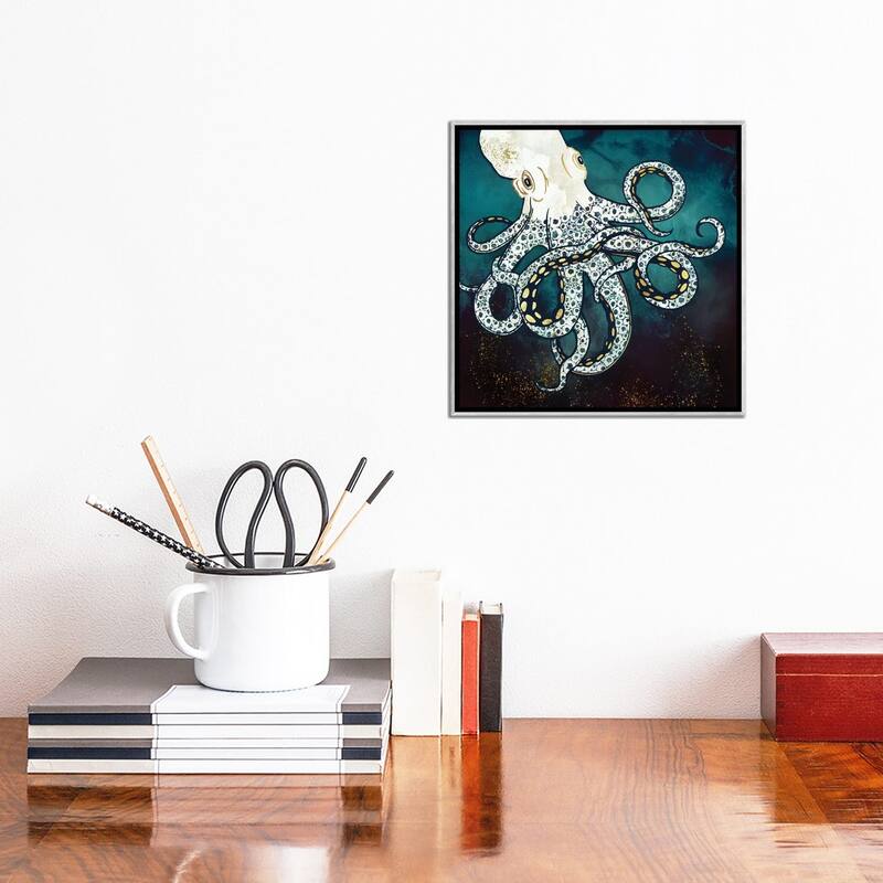 iCanvas "Underwater Dream VII" by SpaceFrog Designs Framed