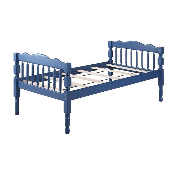 slide 2 of 8, Classic Rectangular Design Twin over Twin Bunk Bed Grey