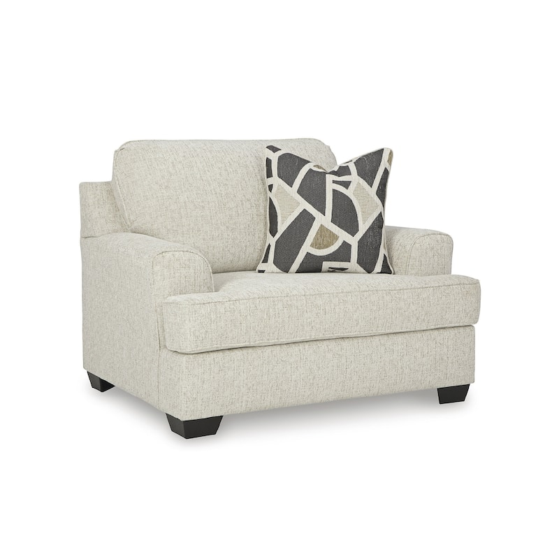 Signature Design by Ashley Heartcort Beige Oversized Chair - 51" W x 40" D x 39" H