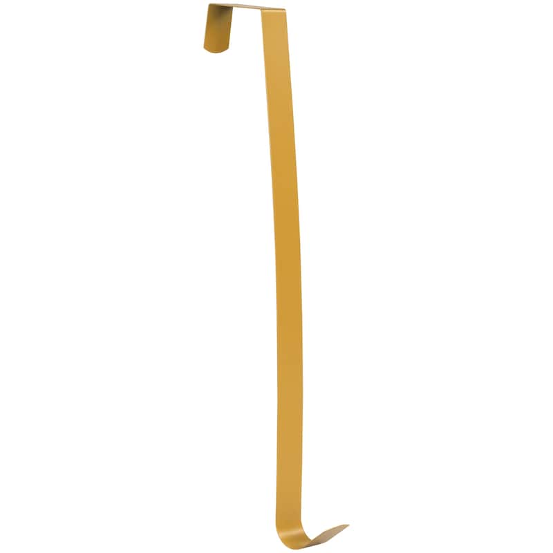 14" Over the Door Christmas Wreath Hanger - Matte Gold