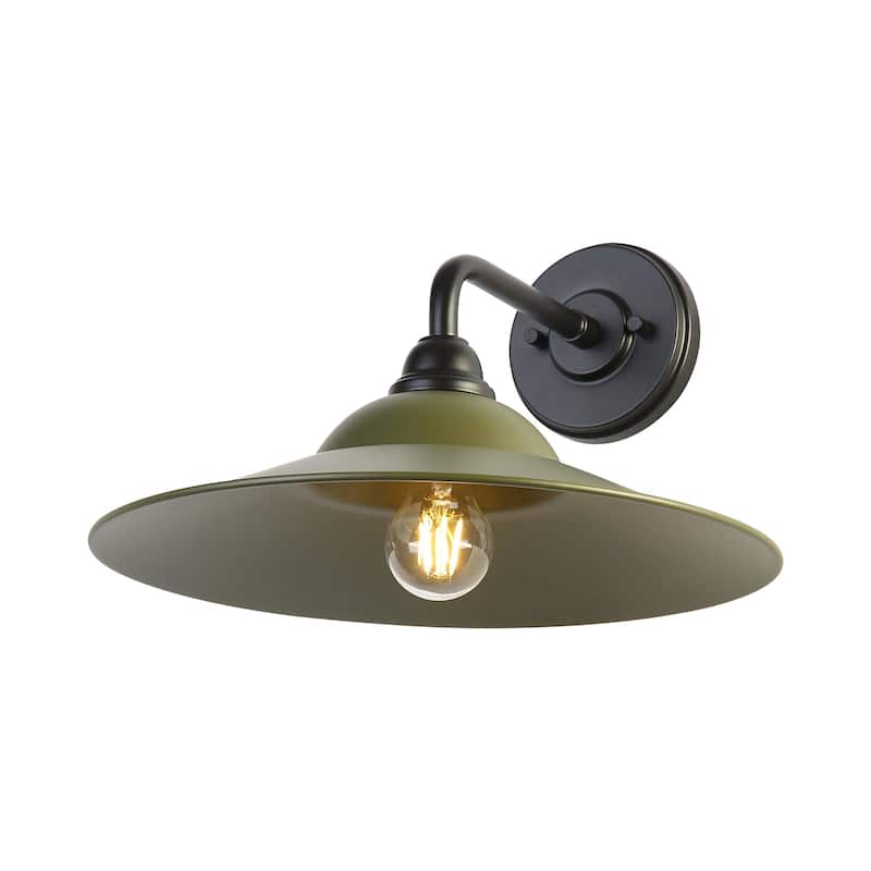 Golden Lighting 5096-OWL-MP Croma 12" Tall Outdoor Wall Sconce