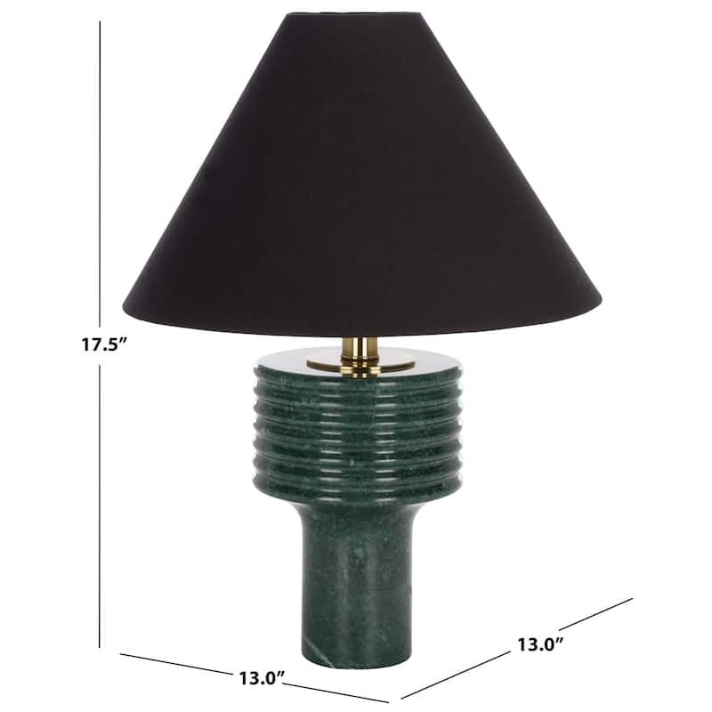 SAFAVIEH Couture Giana,18-inch, Marble Table Lamp - 13"W x 13"D x 18"H