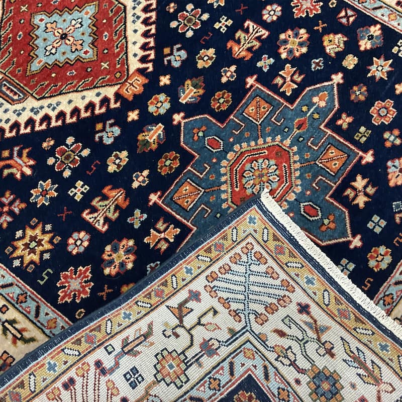 HERAT ORIENTAL Handmade Karaja Wool Rug - 4' x 6'1"