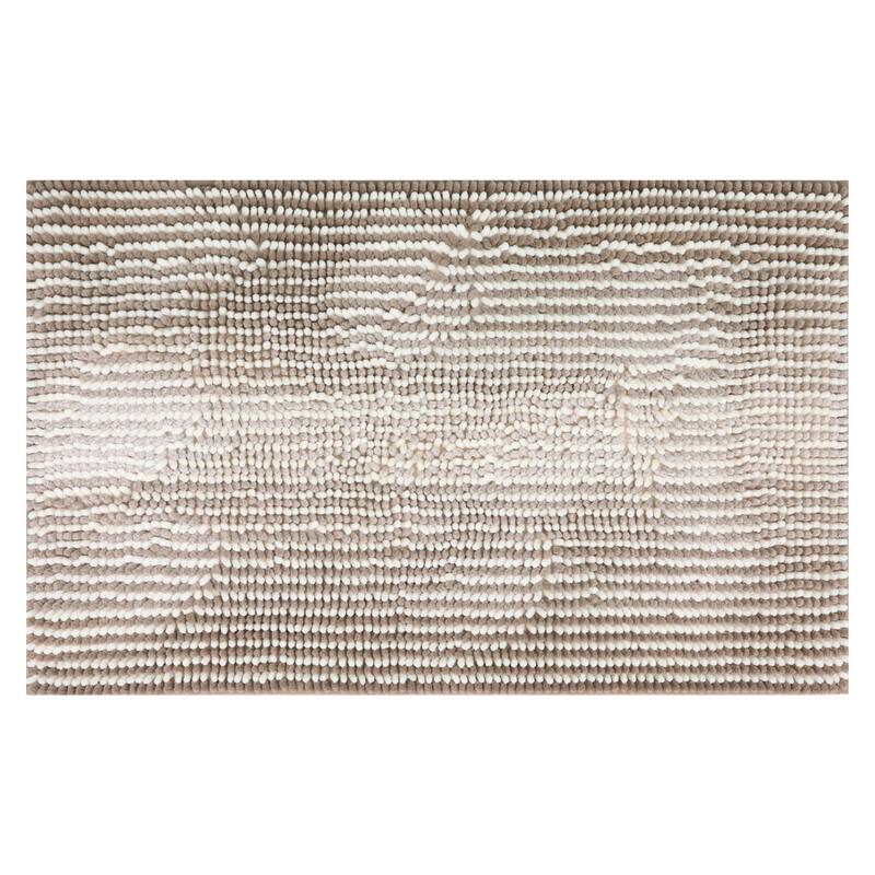 Quick Dry Absorbent Non Slip Chenille Bathroom Mat Cozy Shaggy Home Decor for Shower and Tub