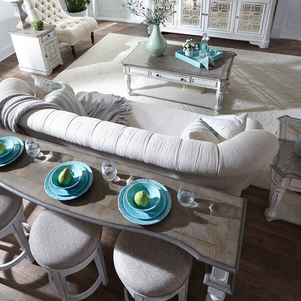 Magnolia Manor Antique White Table 4 Piece Console Set On Sale Overstock 21278363