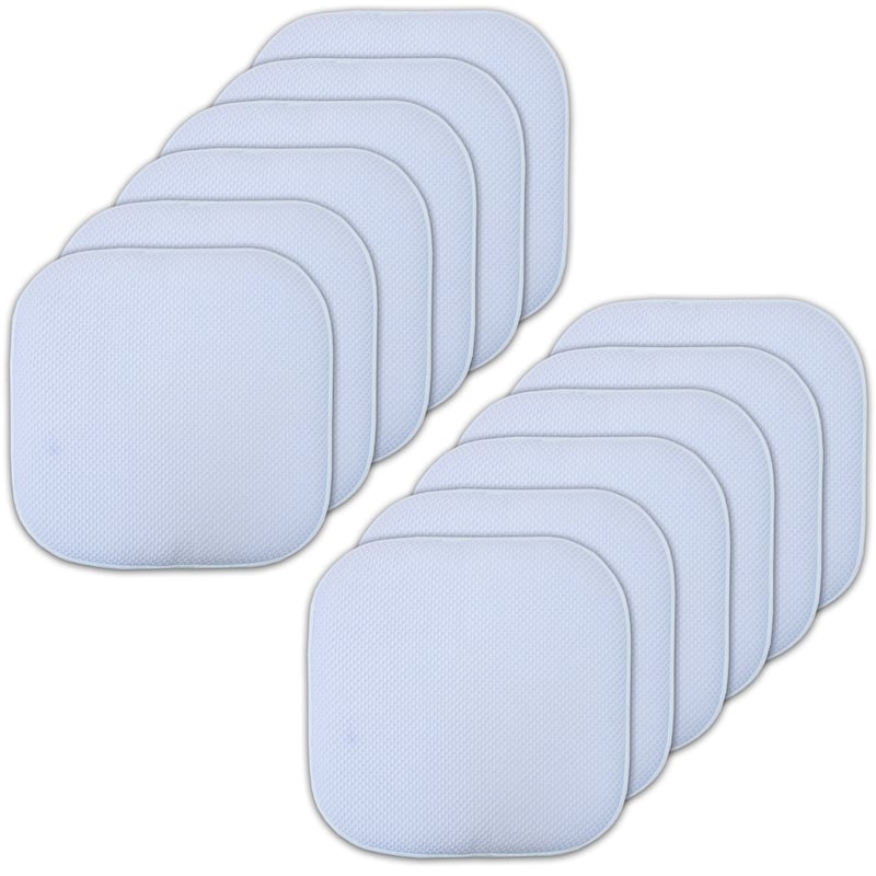 16-in. Square Non-slip Memory Foam Seat Cushions (2 OR 4)