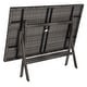 preview thumbnail 30 of 59, SAFAVIEH Outdoor Akita Folding Table with Umbrella Hole - 54.6" x 31.2" x 28.08"