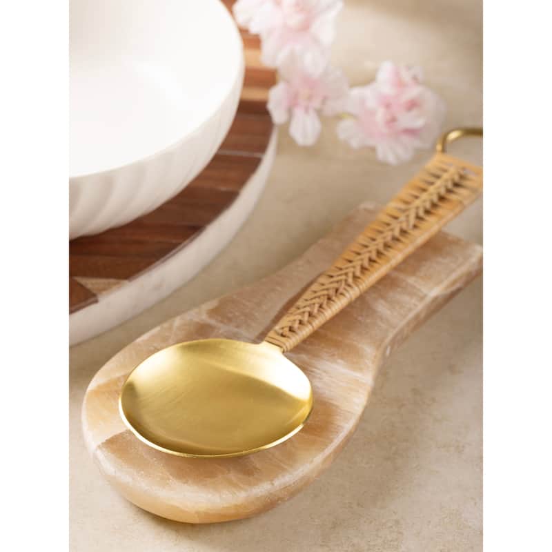 Tunisia Onyx Spoon Rest - 8.5 X 4