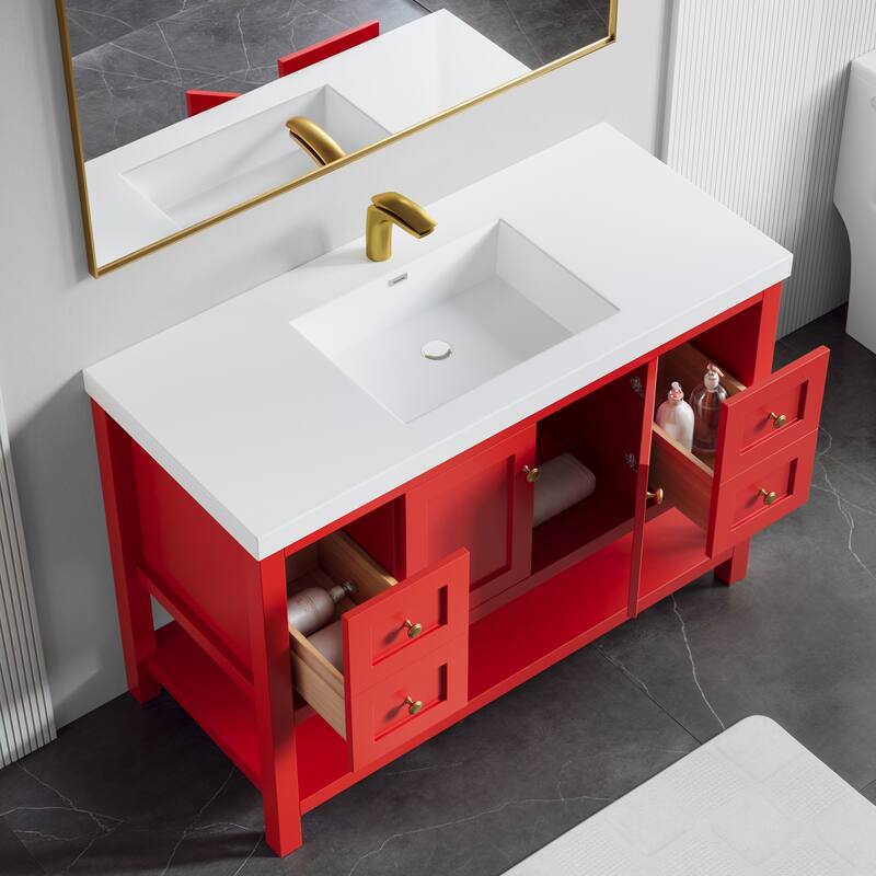 Winslow 48" Single Bathroom Vanity Set