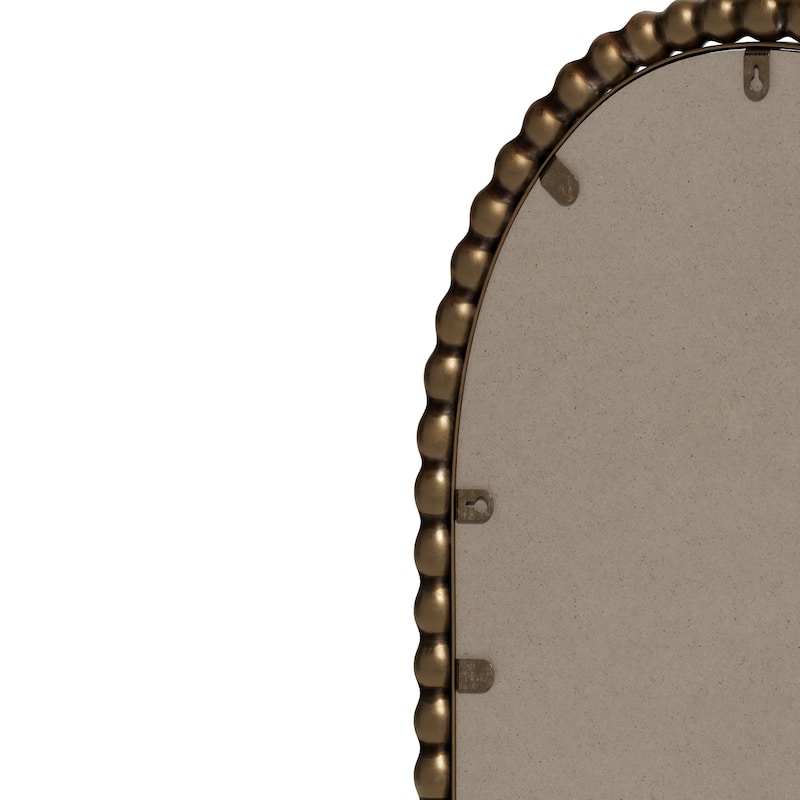 Antique Effect Iron Art Oval Retro Wall Hanging Mirror