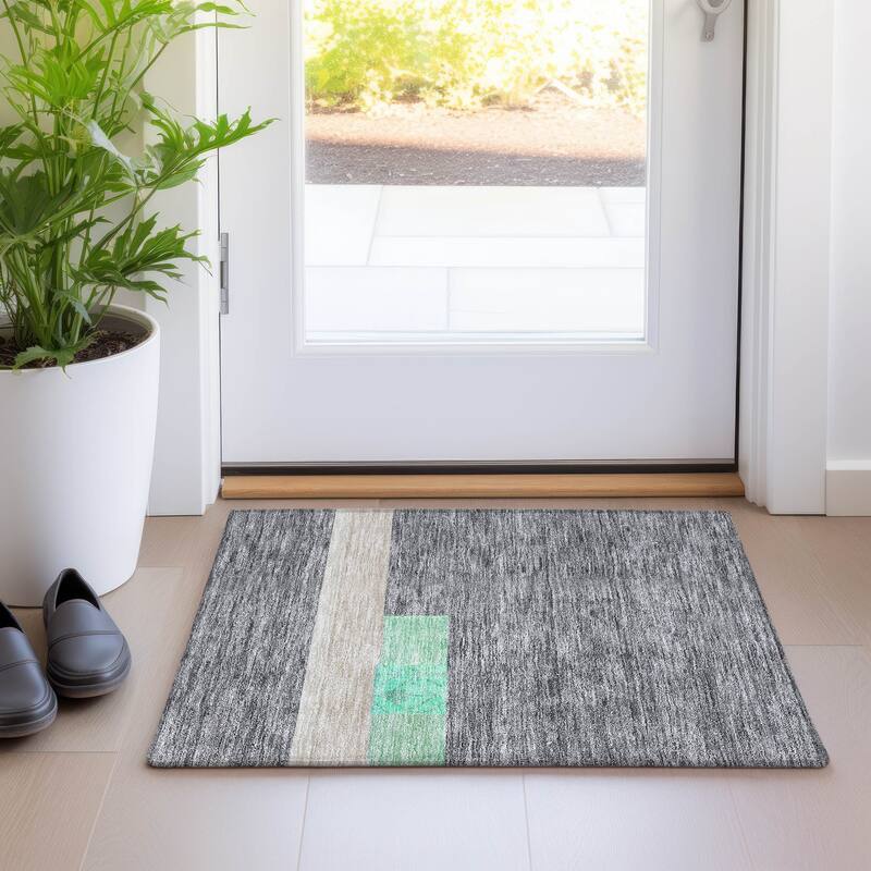 Premium Washable Super Soft Ombre Mod Mayfield Rug - Beige - 1'8" x 2'6"
