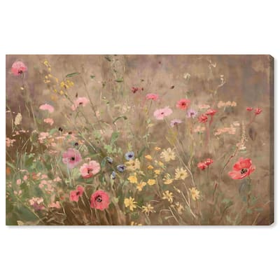 Wildflower Meadow Canvas by Art Remedy, Gallery Wrapped