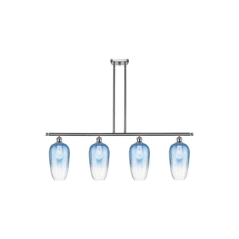 Innovations Lighting Endless Possibilities Ballston - Brookhaven Flute - 4 Light 48" Stem Hung Island Light