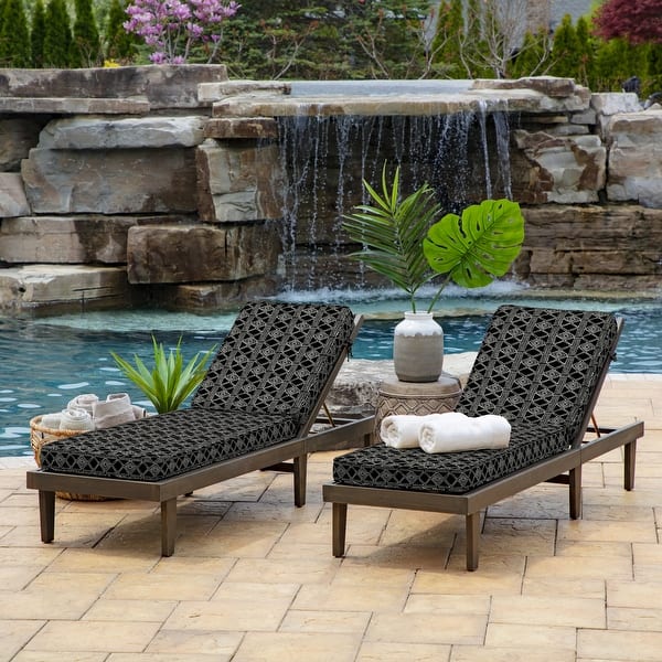 ARDEN Modern Outdoor Chaise Cushion 21 x 46 Bed Bath Beyond