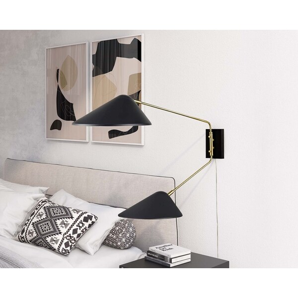 Journey 2 Light Swing Arm Wall Sconce On Sale Bed Bath Beyond 34778203