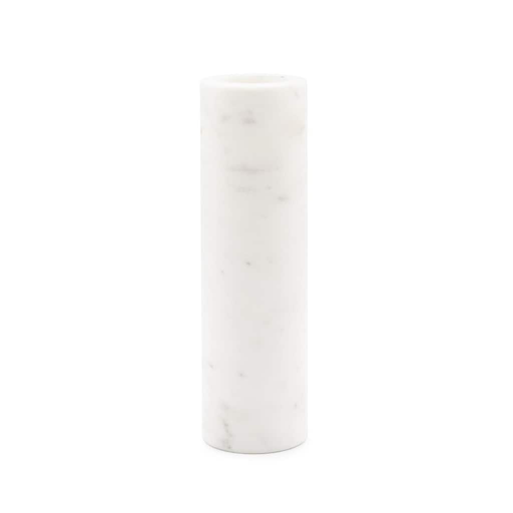 Nizzoli White Vase- Cylindrical