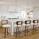 preview thumbnail 151 of 199, 26"/29" Swivel Bar Stools/ Counter Stools with Bentwood Legs