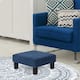 Adeco Ottoman Upholstered Fabric Footrest Pet Steps Dog Stair Stool,Footstool / Footrest - Geometric Art