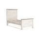 preview thumbnail 2 of 5, Signature Design By Ashley Willowton Vintage Casual White Wash Panel Bed - Whitewash - Width: 42.50"Depth: 81.75"Height: 53.75"