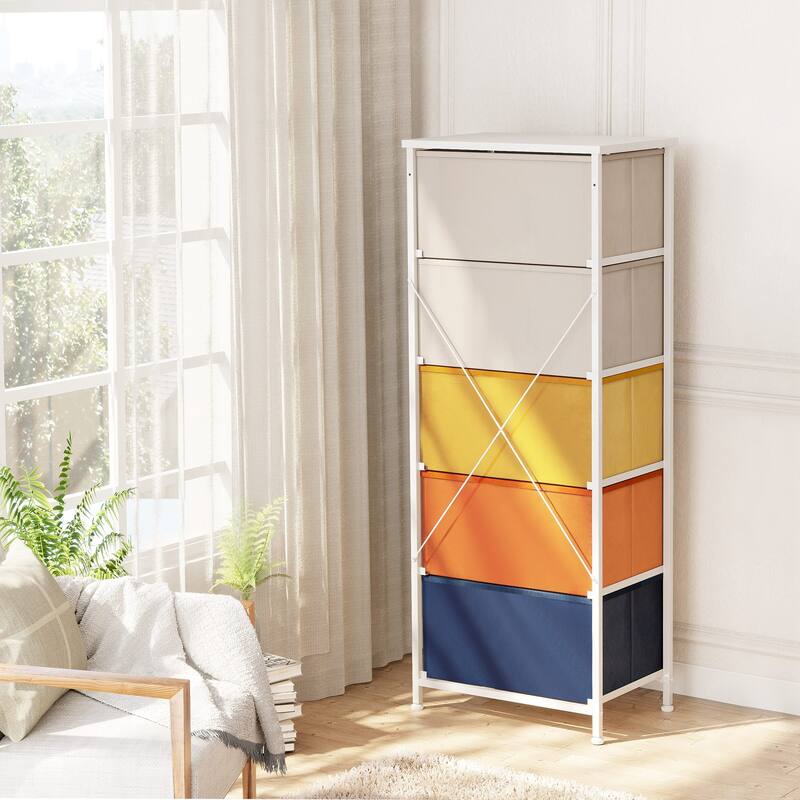 Pellebant 5 Drawers Vertical Storage Tower Organizer