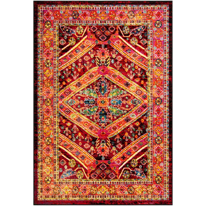 SAFAVIEH Cherokee Rubye Boho Oriental Rug