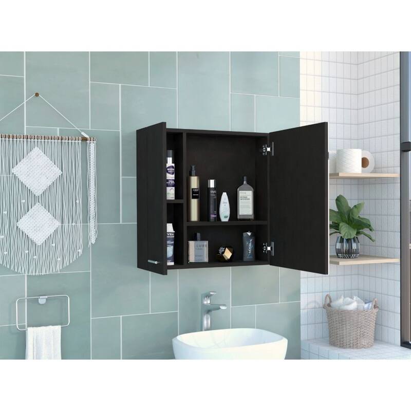 Medicine Cabinet, Four Internal Shelves, Single Door