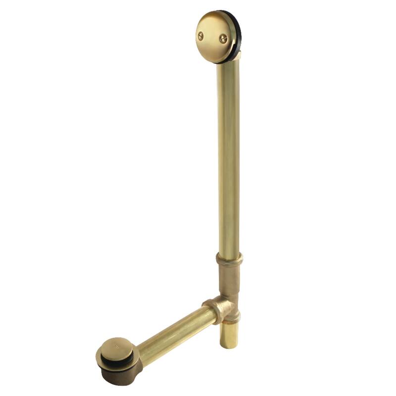 Kingston Brass Made To Match Tub Drain Kit - with Overflow - Brushed Brass