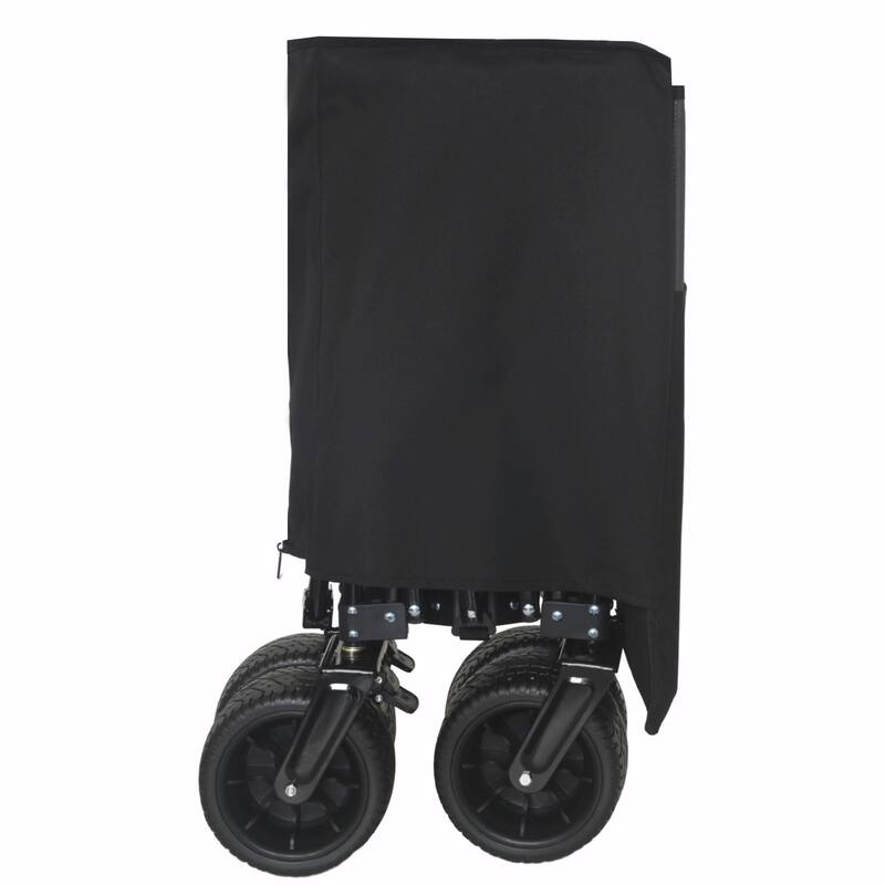 Heavy-Duty Foldable Utility Wagon - 480lbs Capacity, Patented Ultra-Stable Frame