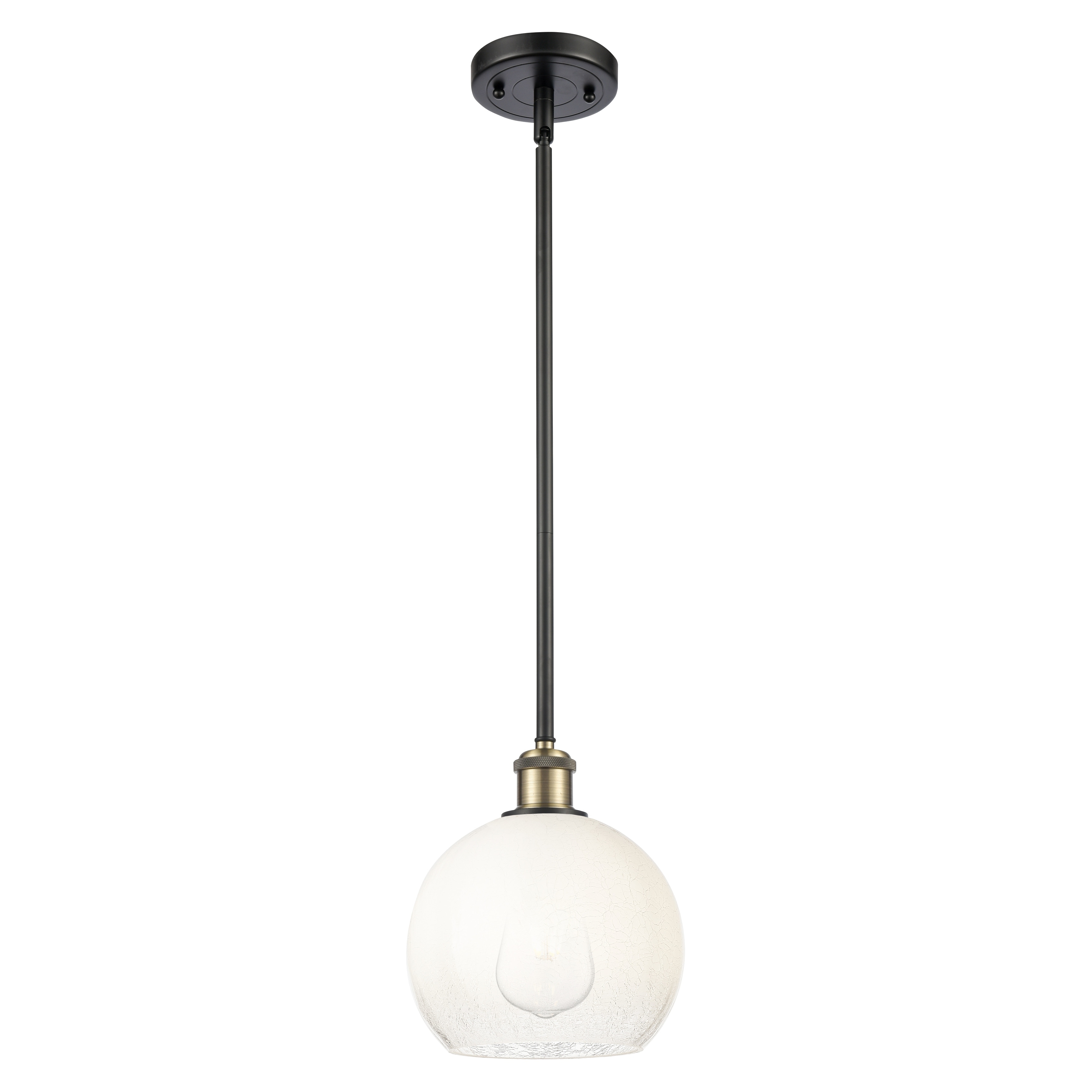 Innovations Lighting Endless Possibilities Ballston - Brookhaven Globe - 1 Light 8" Stem Hung Mini Pendant