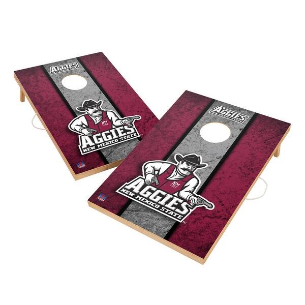 slide 2 of 5, Vintage New Mexico State Aggies Regulation 2x4 Cornhole Set