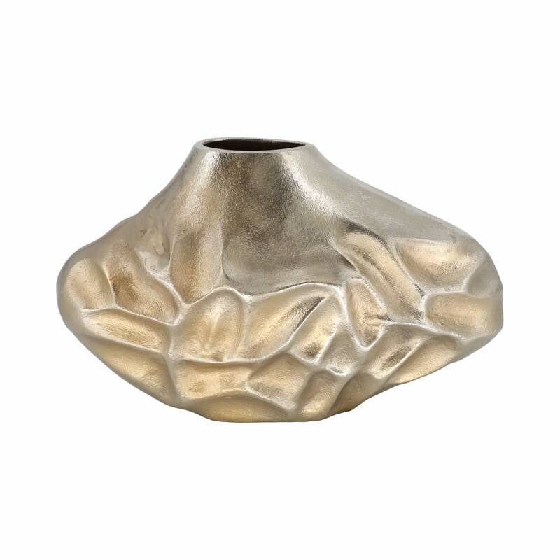 Metal Cartwright Hammered Textured Vase